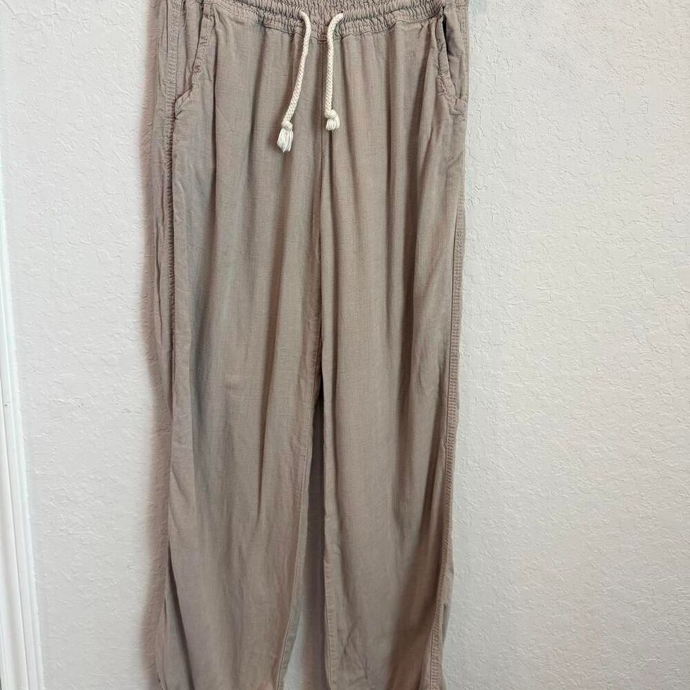 Daydreamer-la Women's Tan and Cream Trousers